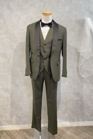 カーキ3ピース　M