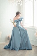 ワンショルダーAラインドレス5-9号