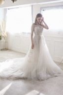 050994　モニークルイリエAラインノースリーブドレス9号