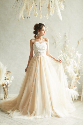 050044 ミルクティーカラーボリュームベアドレス