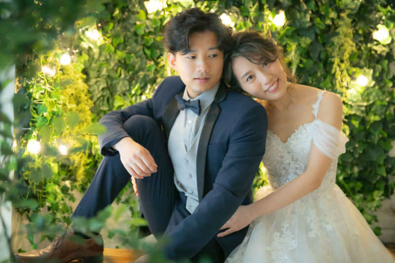 スタジオ撮影ウェデイング