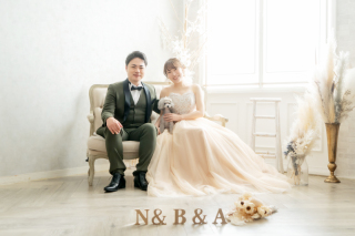 大切なペットと一緒にフォトウェディング♡