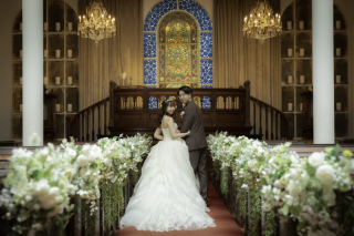 チャペルウェディングフォト♡