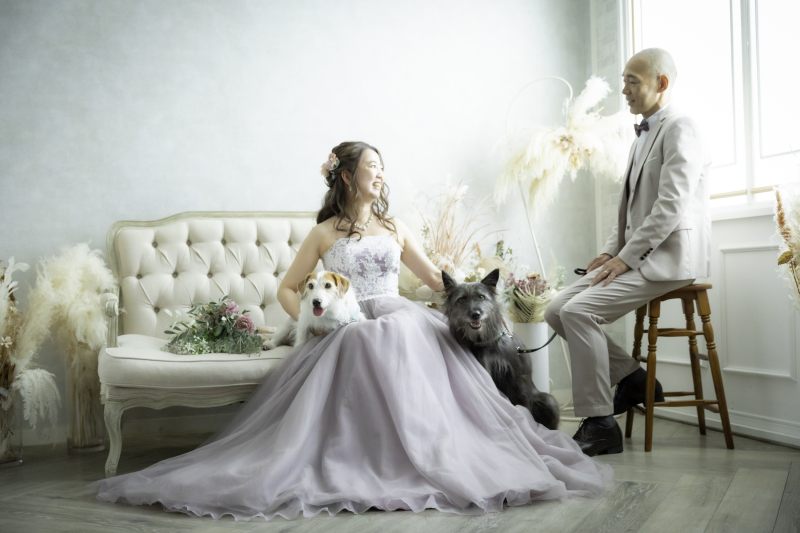 スタジオアニバーサリーフォト❤︎ペットと一緒