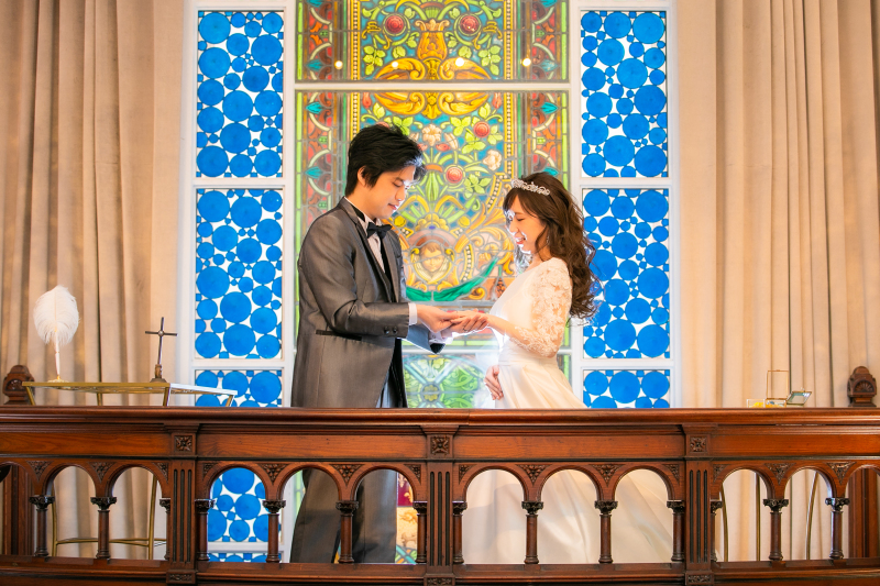 バージンロードの先に