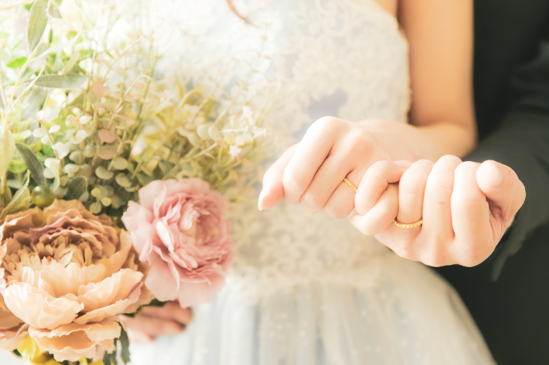 結婚指輪ショット