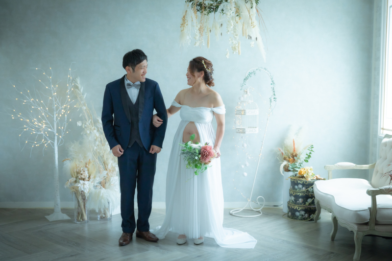 見つめ合う2人♡