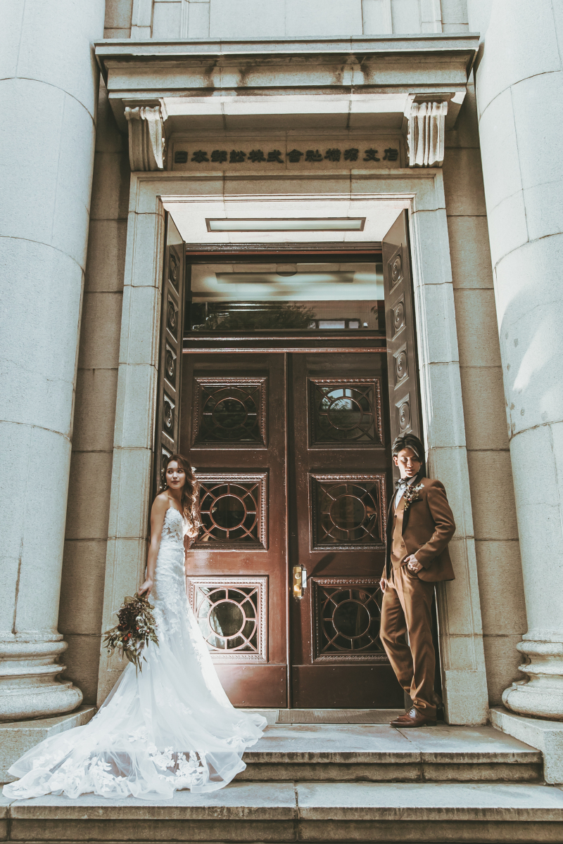 日本郵船博物館前！