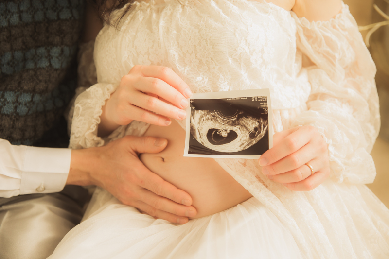 エコー写真と共に♡