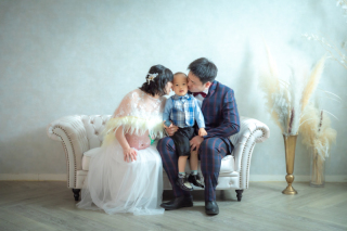 お子さんと一緒にマタニティフォト♡リピーター様