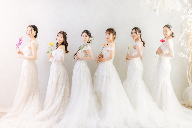 6人で賑やか♪ガールズフォト