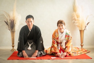 和装＋洋装2着♡スタジオウェディングフォト