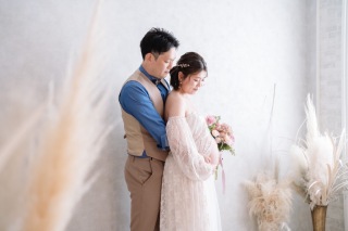 スタジオ2着マタニティフォト♡