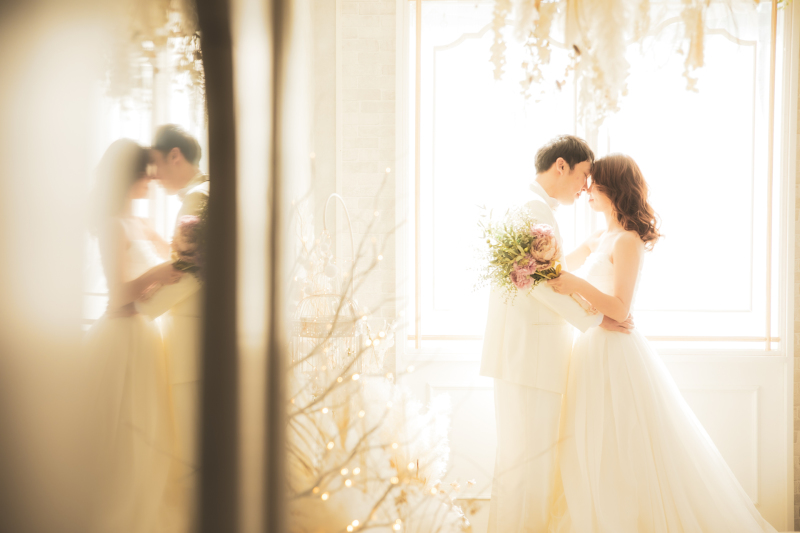 自然光でふんわりと