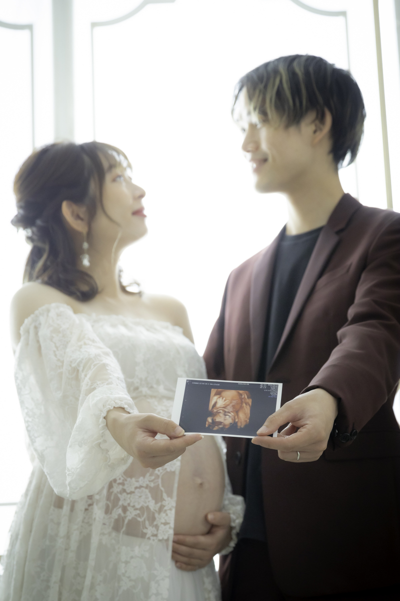 エコー写真と♡