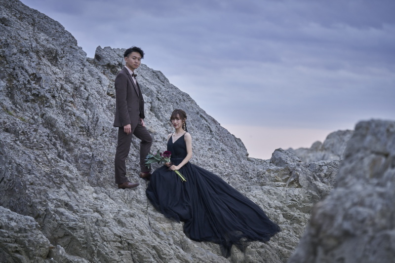 森戸海岸の崖も城ヶ島とはまた違ってかっこいい