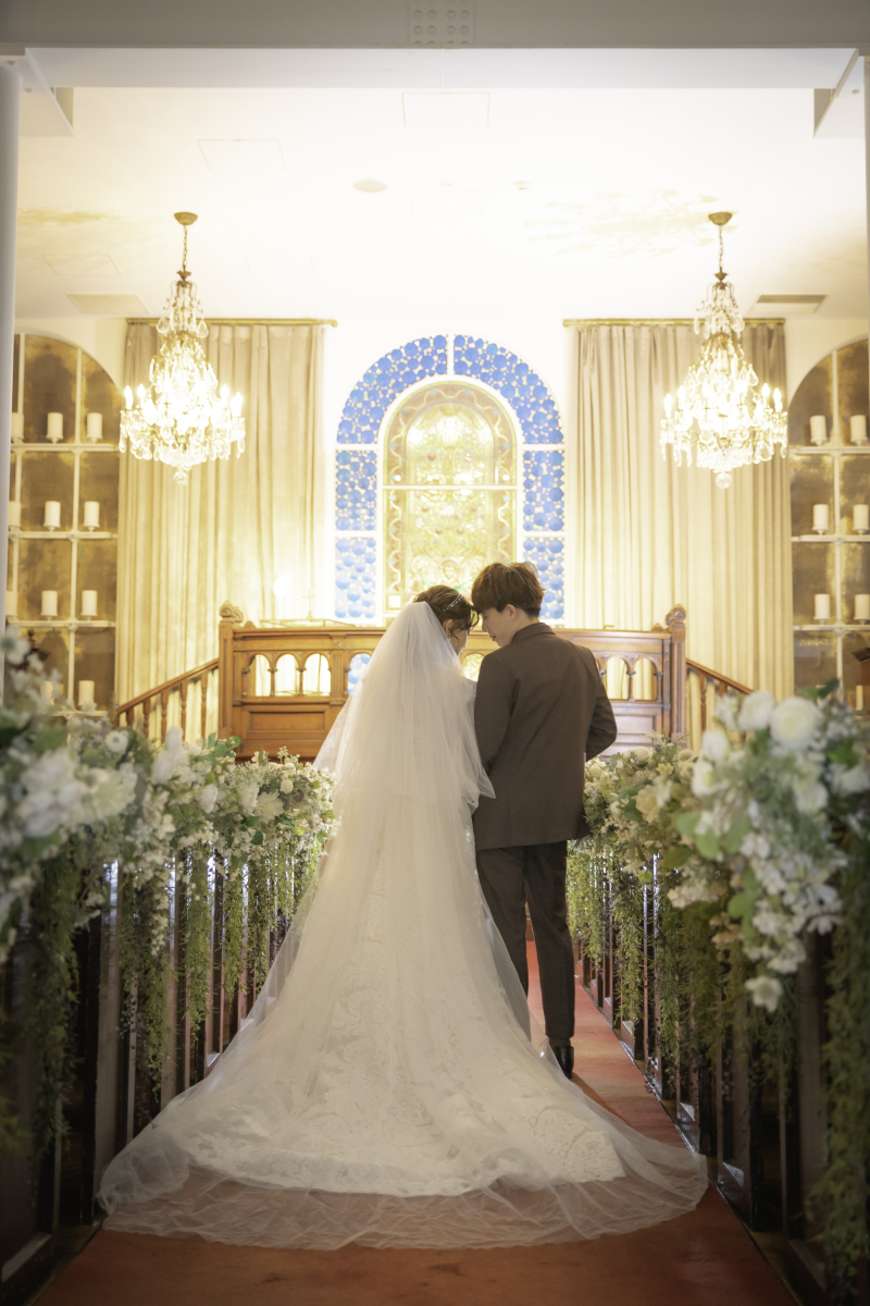 煌めくシャンデリア