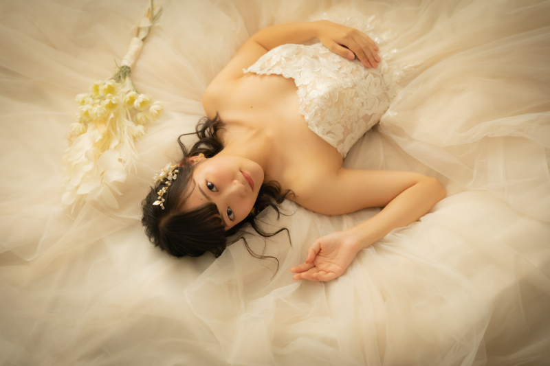 寝転びショット