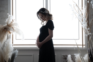 ブラックマタニティドレス❤︎