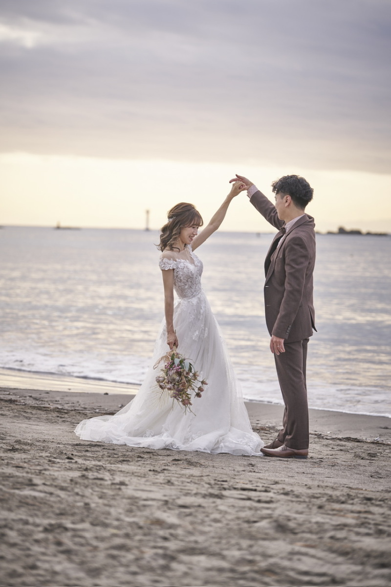 森戸海岸での海辺撮影