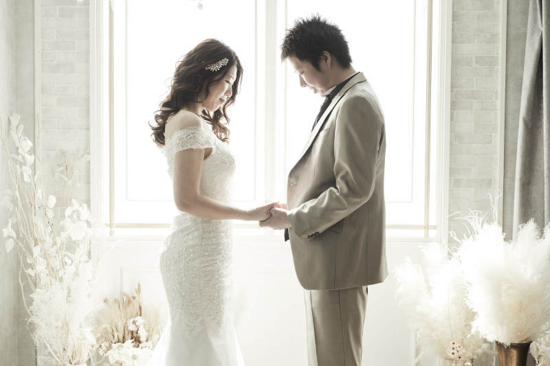 手繋ぎショット