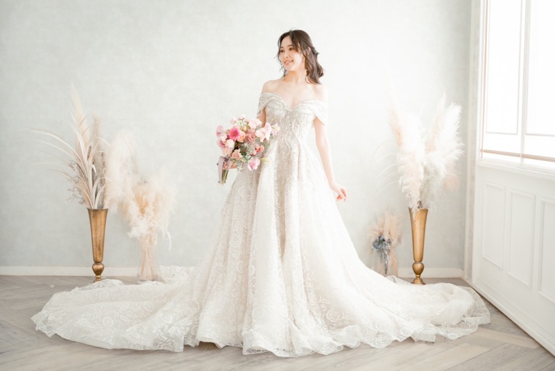 衣装グレードアップなし！流行りの韓国ドレスも♡