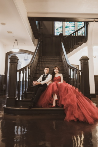 お二人の衣装チェンジ