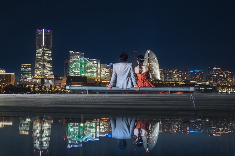 時間帯ごとに異なる景色を楽しめる