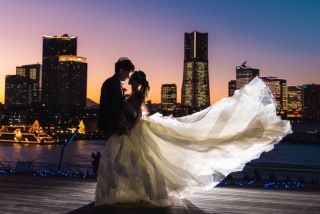 少し明るい時間から、ナイトまでの撮影こだわりプラン