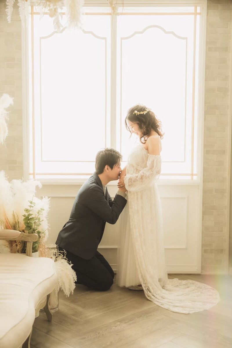 《マタニティ》ベーシックプラン ー今しかない時期を写真に。お腹の見えるドレスから見えないドレスまで幅広く選べます☆