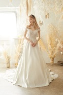 オフショルミカドシルクスレンダーAライン