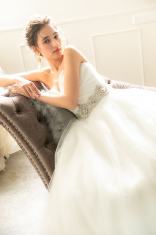 MoriLee　Aラインドレス