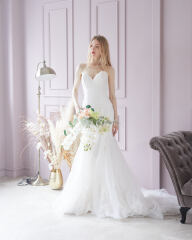 スパンコールマーメイドドレス　ao-wdrs-50744