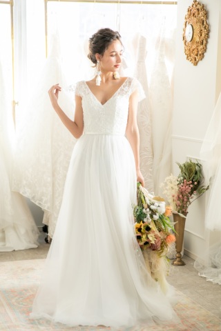 MoriLeeスレンダーAラインドレス