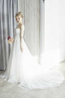 チュールAラインドレス　ao-wdrs-050683