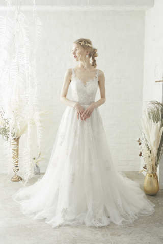 Aラインインポートドレス　ao-wdrs-050973