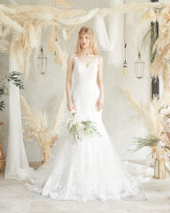 V字マーメイドドレス　ao-wdrs-050747