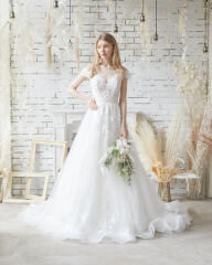 ショートスリーブAラインドレス　ao-wdrs-050745