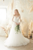 ロングスリーブAラインドレス　マタニティOK