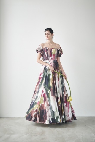 2wayマルチカラードレス9号