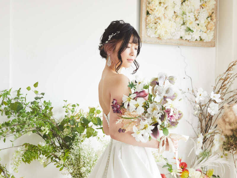 スタジオ撮影・ソロウェディングフォト2着付き