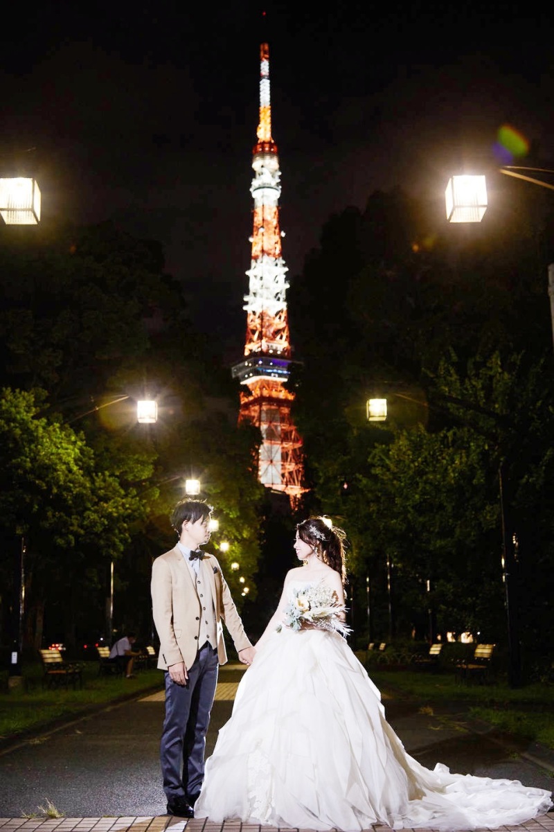 平日事前試着なし！ヴェラウォンリーゼルで撮影！東京タワー丸の内ロケーションフォト