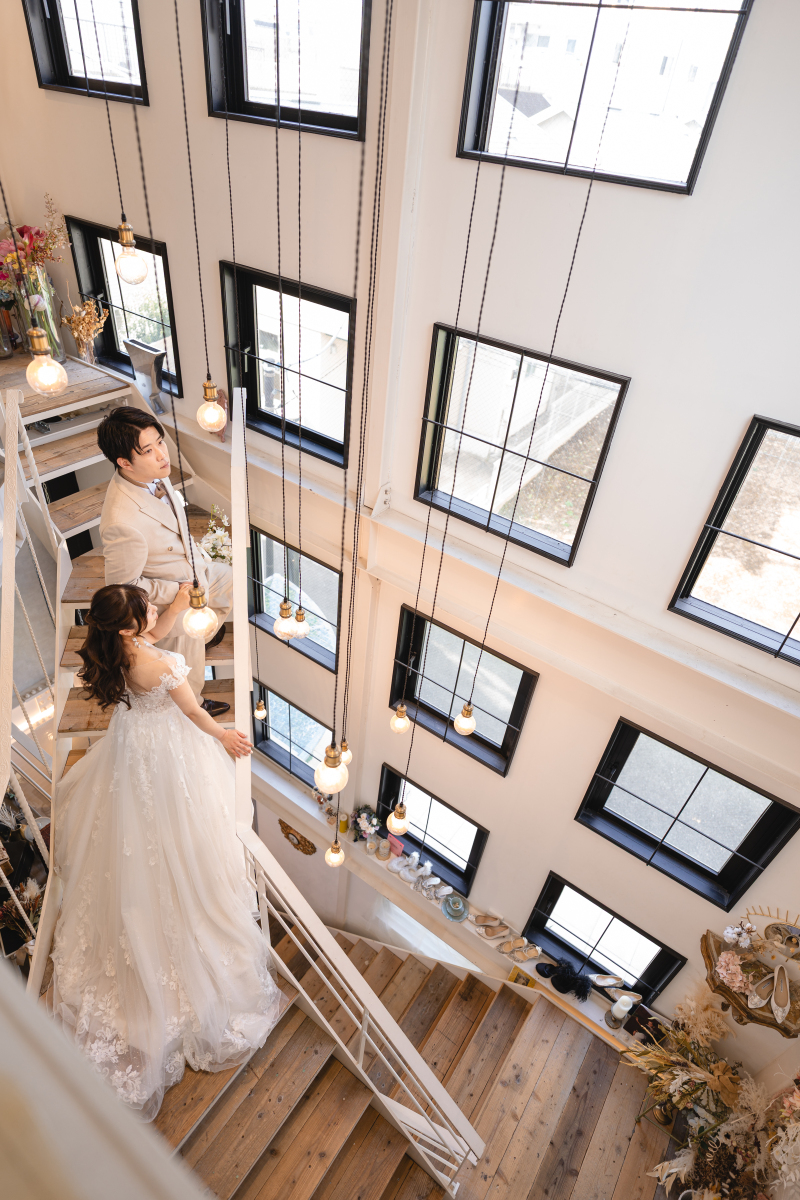 スタジオ2着　ウェディングフォト