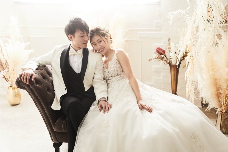 ソファでのお2人