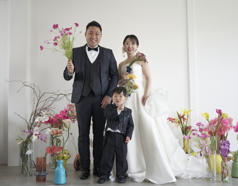 スタジオファミリーウエディングフォト