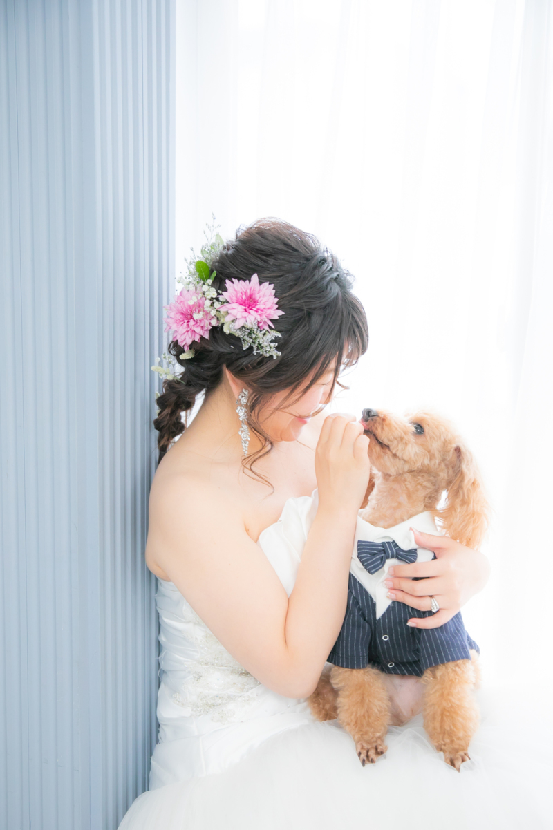 ワンちゃんと一緒に☆