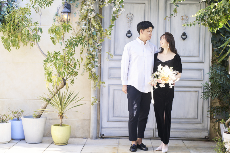 ワンちゃんと一緒にマタニティフォト