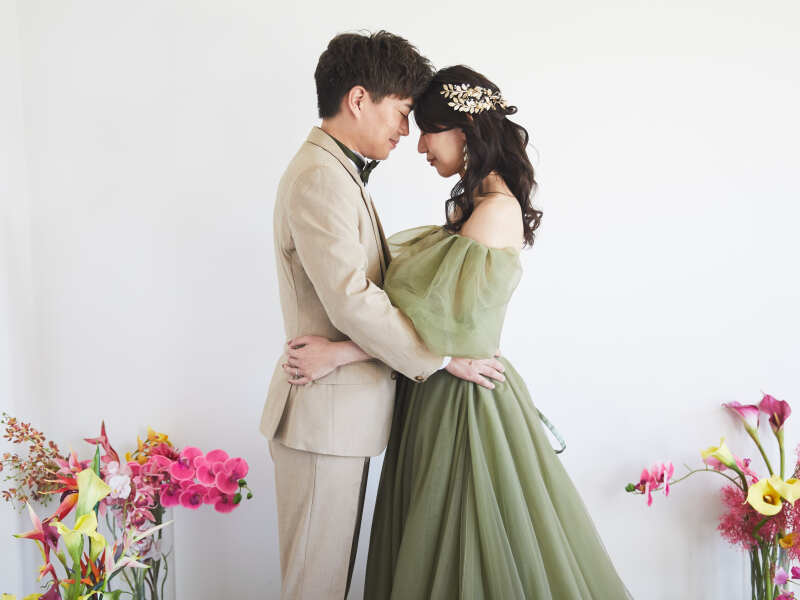 スタジオペットとウエディングフォト