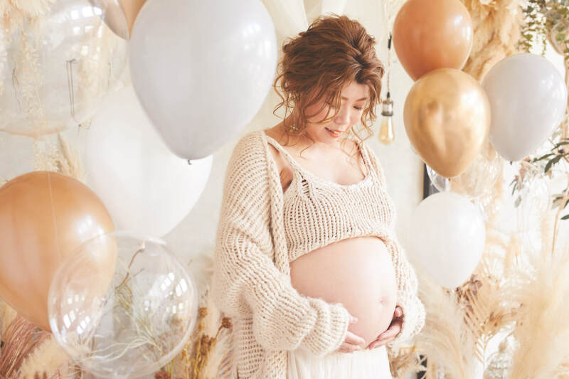 バルーンマタニティフォト
