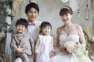 スタジオ　ファミリーウエディングフォト